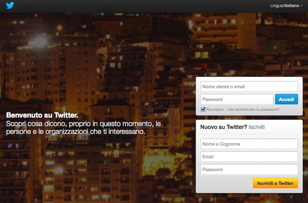 Come iscriversi a Twitter