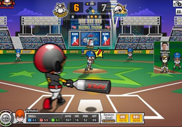 Screenshot del gioco Baseball Heroes