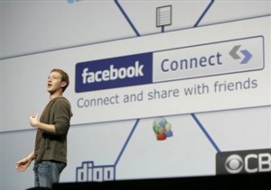 Mark Zuckerberg introduce Facebook Connect