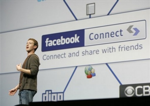 Facebook Connect: l'interconnessione vera dichiarata nel Web 2.0