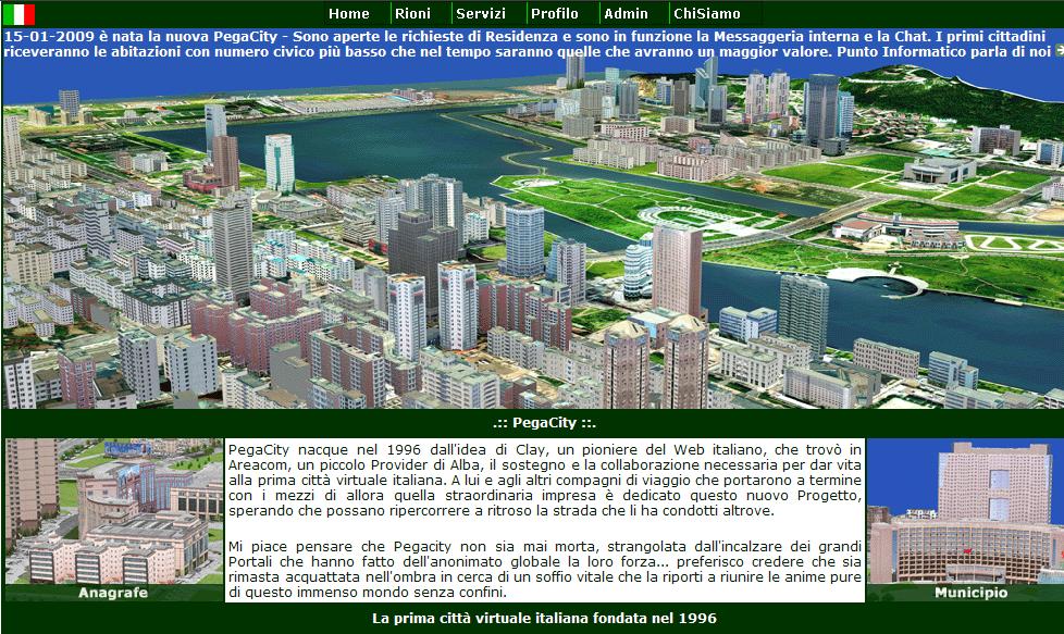 Pegacity: il 3D world italiano sfida Second Life