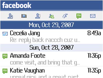 Facebook per BlackBerry 1.5: ecco le novità
