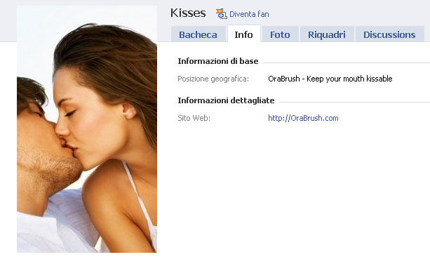 Facebook: OraBrush compra il gruppo “Kisses”