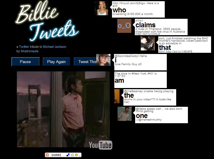 billie tweets