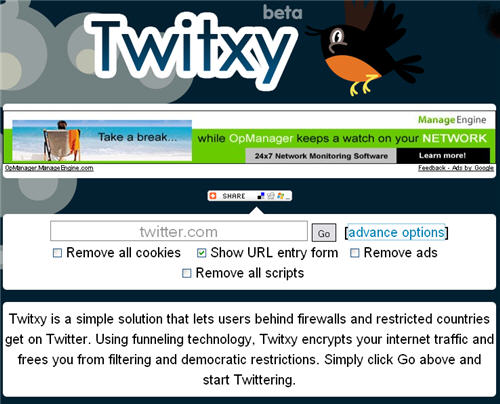 Twitxy: usare i social network sul posto di lavoro