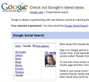 Google Social Search