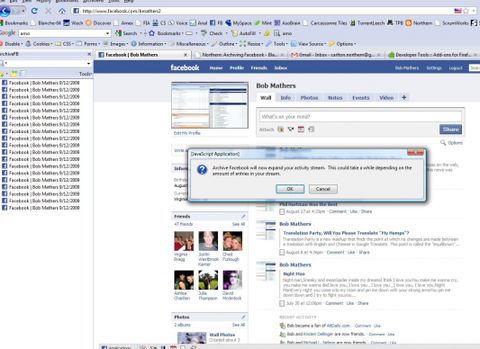 Ecco un'estensione Firefox per fare il backup di Facebook