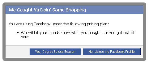 Facebook Beacon bloccato e sanzionato