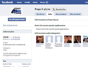 Pagare il pizzo su Facebook