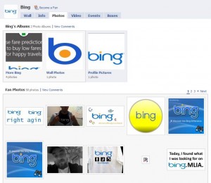 Facebook e Bing