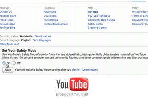 Safety Mode - You Tube