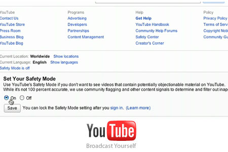 Safety Mode – You Tube