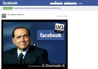 Berlusconi passa dalla TV a Facebook