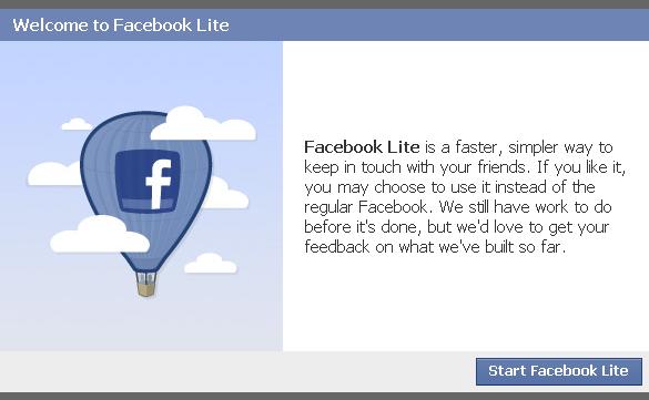 Facebook Lite non esiste più