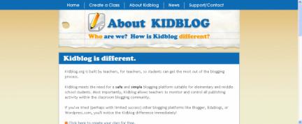 KidBlog: blog per ragazzi
