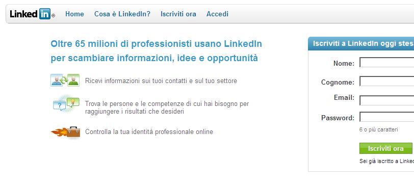 LinkedIn è completamente in italiano