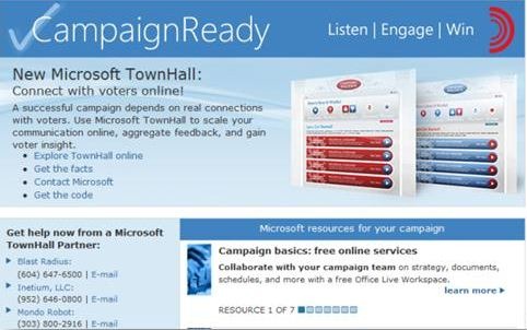 Microsoft TownHall: il social network diventa politica