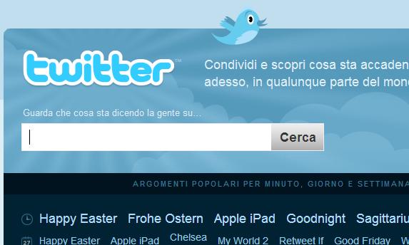 Twitter ha rinnovato l'home page