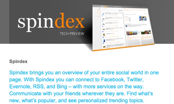 Microsoft Spindex