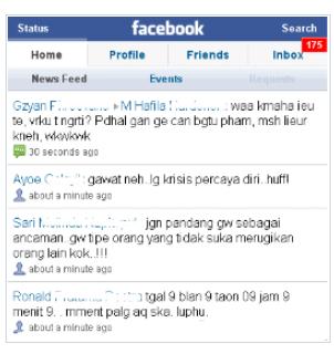 Accesso rapido a Facebook