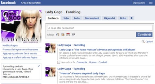 Lady Gaga Fan Page