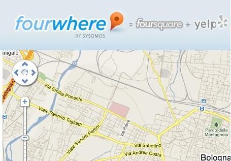 Cerca su Foursquare con FourWhere