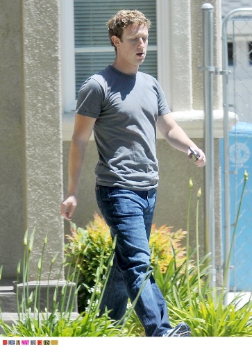 Mark Zuckerberg paparazzato
