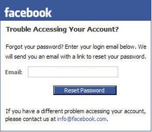 Password di Facebook