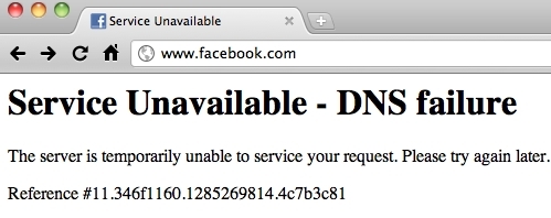 Facebook non funziona, sito lento ed irraggiungibile