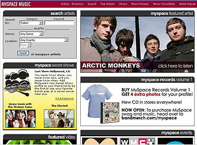 MySpace Music si rinnova e cambia pelle