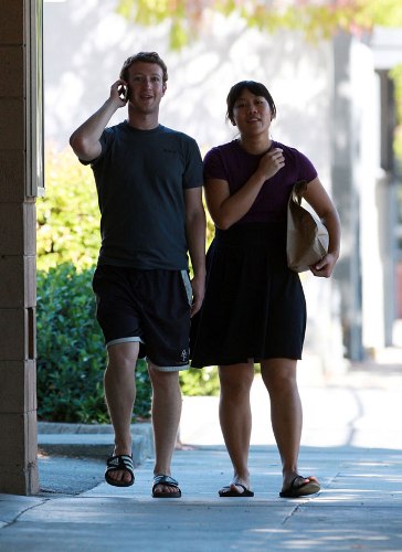 Mark Zuckerberg e la sua fidanzata