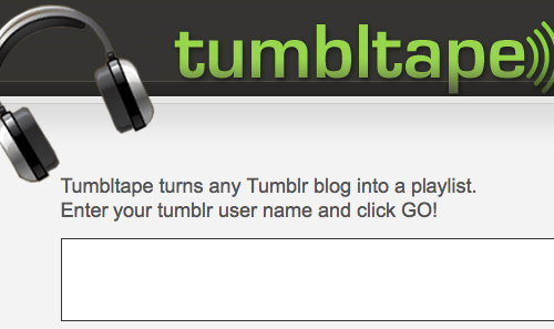 Tumbltape, trasforma il tuo blog in una playlist audio