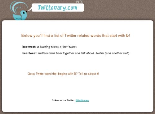 Twittonary, il dizionario di Twitter