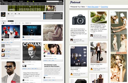 pinterest e myspace a confronto