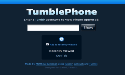 Tumblephone