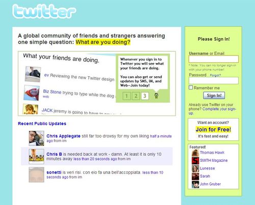 twitter 2007