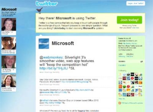 Microsoft on Twitter