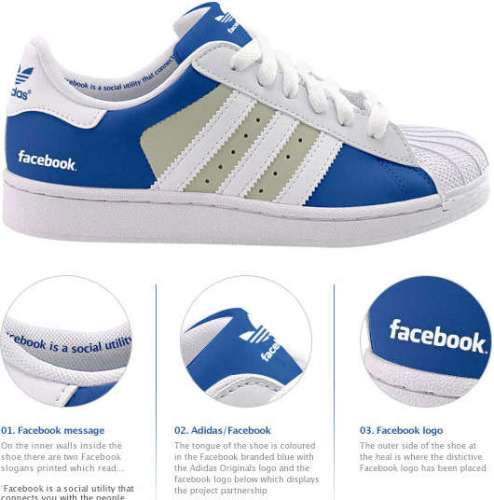 L'Adidas mette in vendita le Facebook