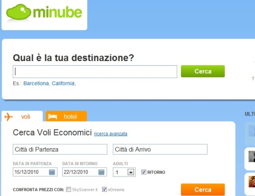 Viaggiare italiano con Minube.it