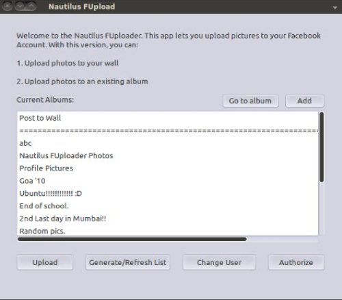 Nautilus Uploader