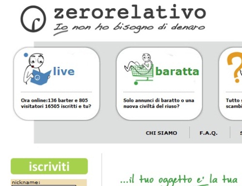 Lo scambio on line passa per Zerorelativo