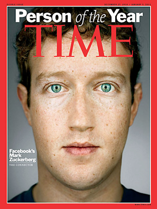 Mark Zuckerberg persona dell'anno di TIME