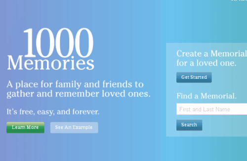 1000Memories, social network per commemorare i defunti