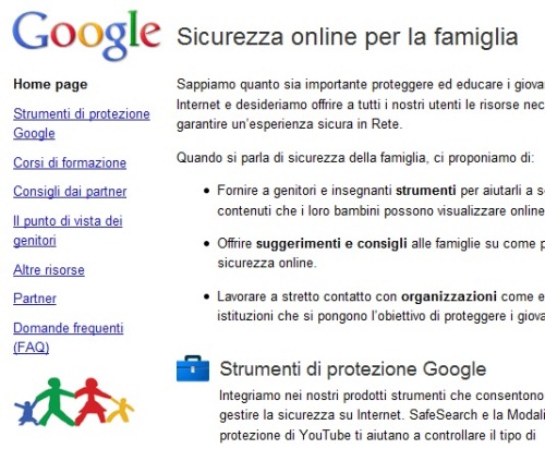 La sicurezza on line passa per Google Famiglia