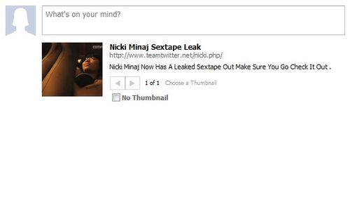 Bufale su Facebook: il video hard di Nicki Minaj