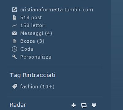 Tumblr tradotto in italiano