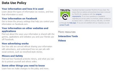 Facebook inizia a ridisegnare la sua privacy policy rendendola facilmente comprensibile a tutti gli utenti