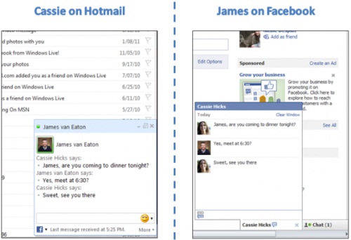 Chat su Windows Live Mail