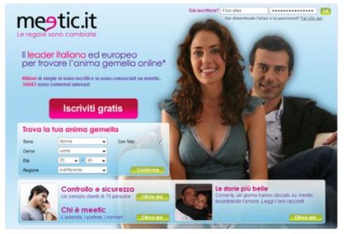 Vedere l’amore a distanza con Meetic