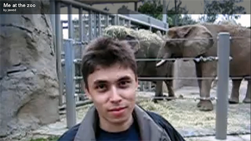 Me At The Zoo, il primo video di YouTube